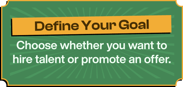 Define your goal